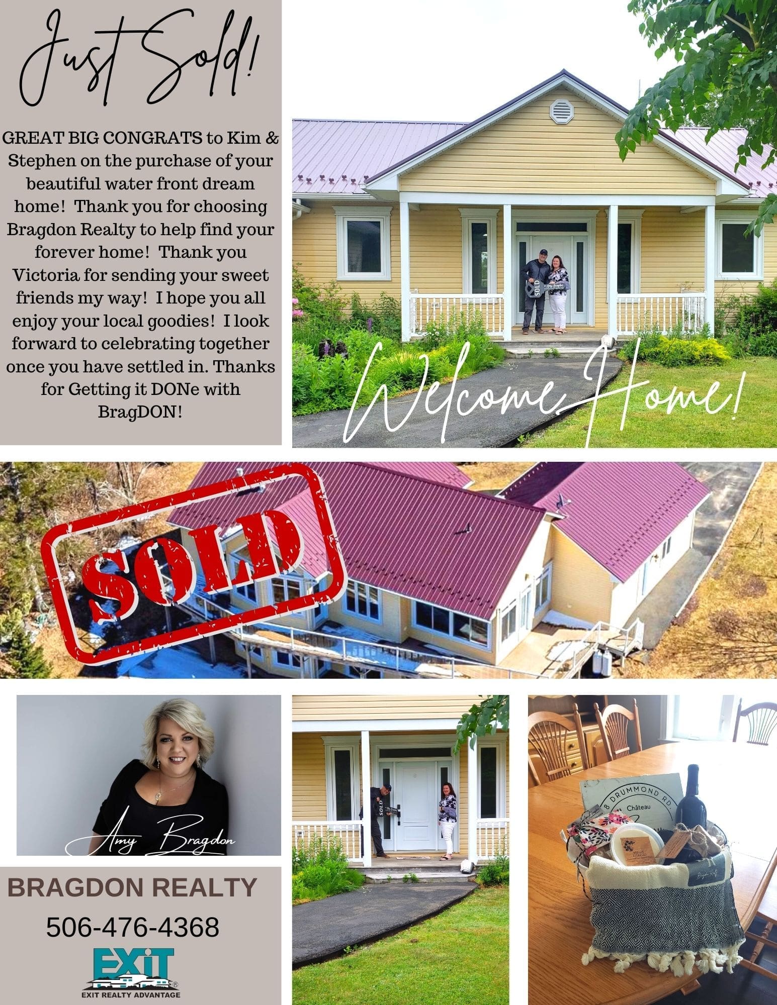 Congrats Just Sold Real Estate Flyer